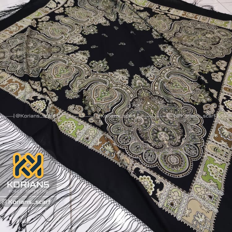 روسری نخی ترک کد Rs19481 — تصویر ۴