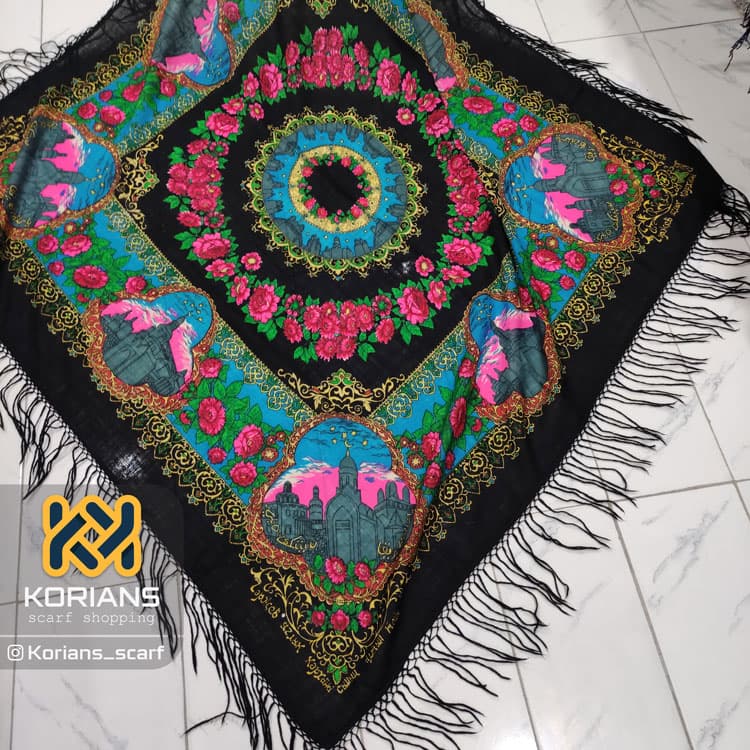 روسری ترکمنی مدل مناره — تصویر ۲