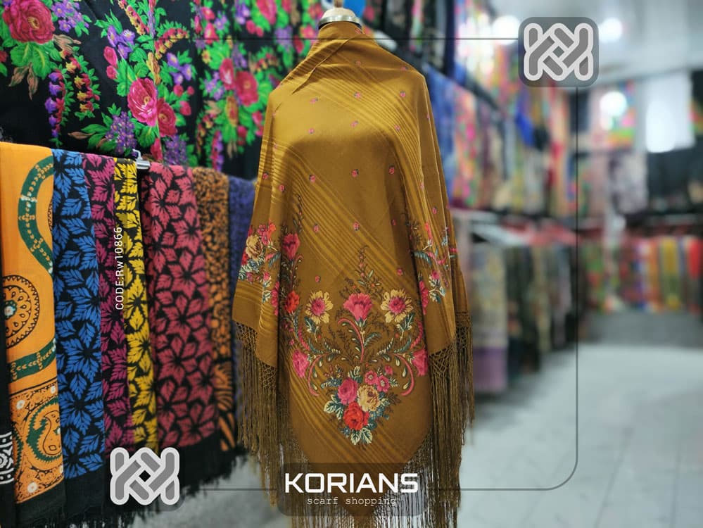 چارقد دلار خردلی کد rw10866 — تصویر ۶