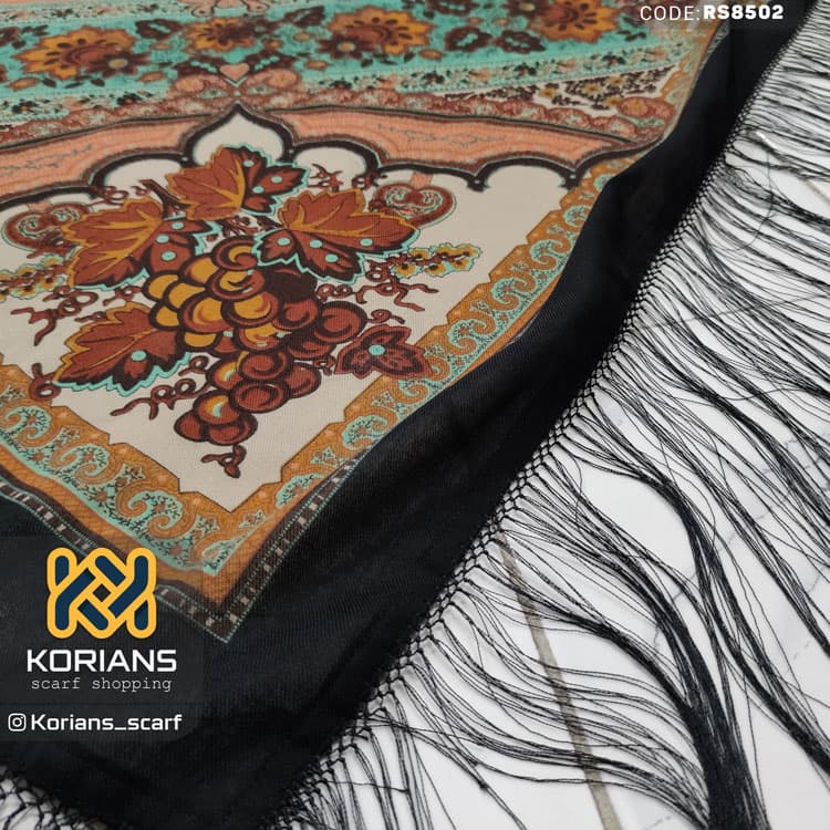 روسری نخی ترک کد rs8502 — تصویر ۴