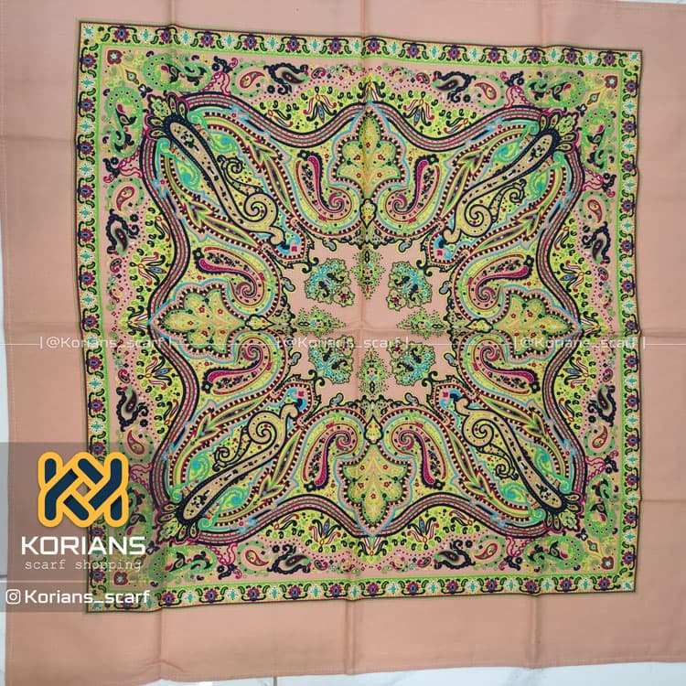 مینی اسکارف طرح سنتی ترک کد Rs19611 — تصویر ۲