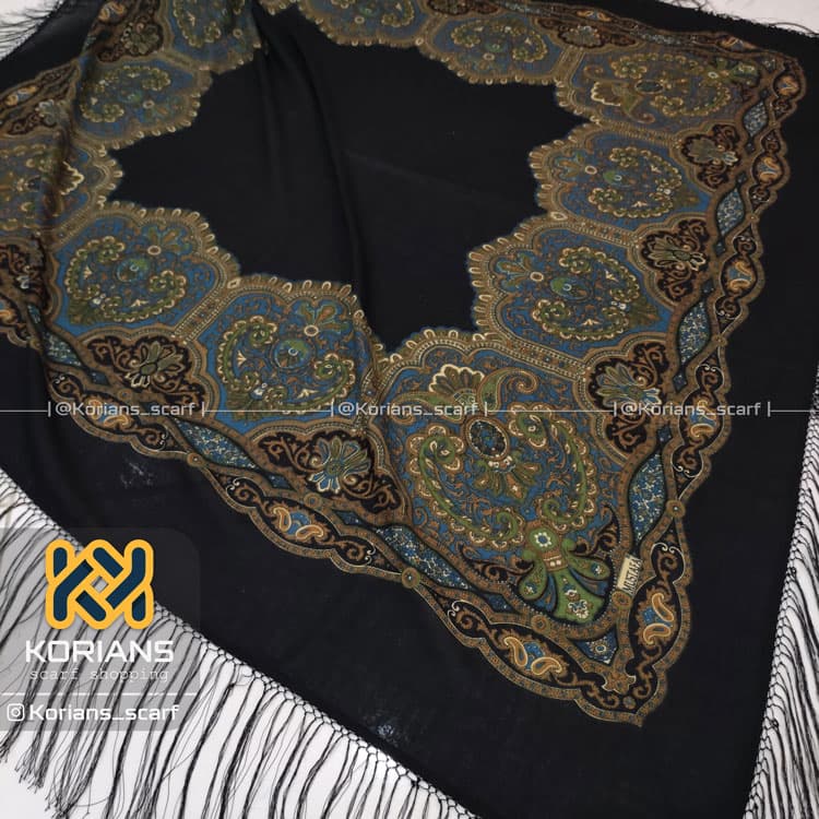 روسری نخی ترک کد Rs19548 — تصویر ۳