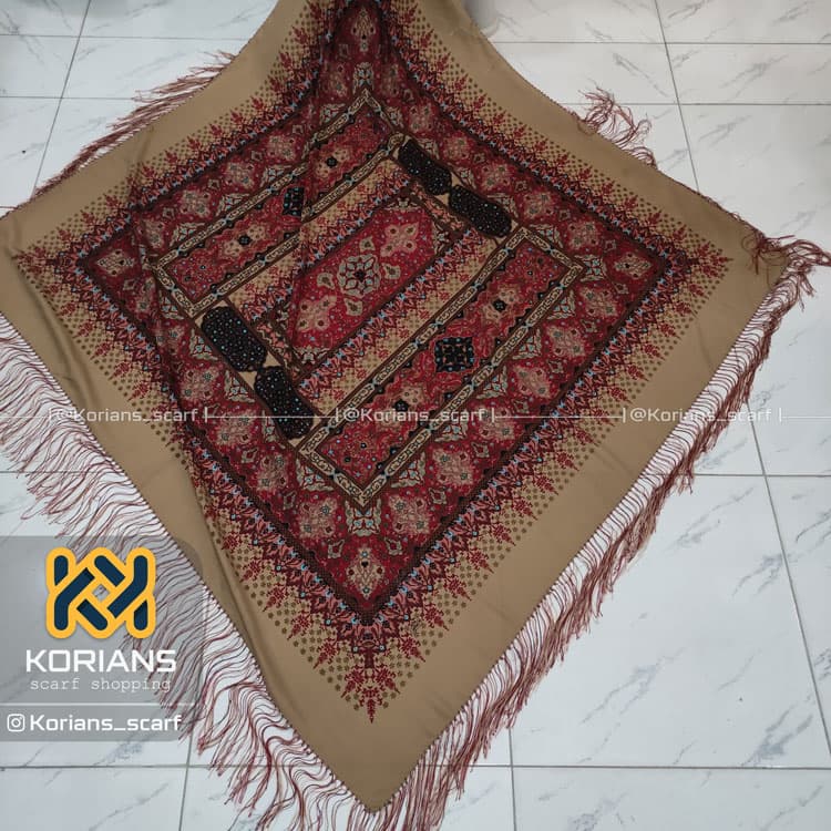 روسری نخی ترک کد Rs19489 — تصویر ۲