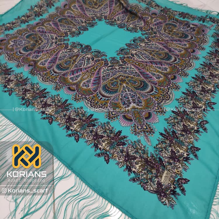 روسری نخی ترک کد Rs19461 — تصویر ۳