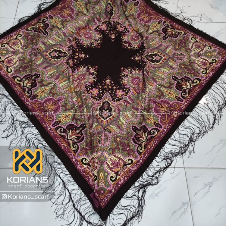 روسری نخی ترک کد Rs19433 — تصویر ۲