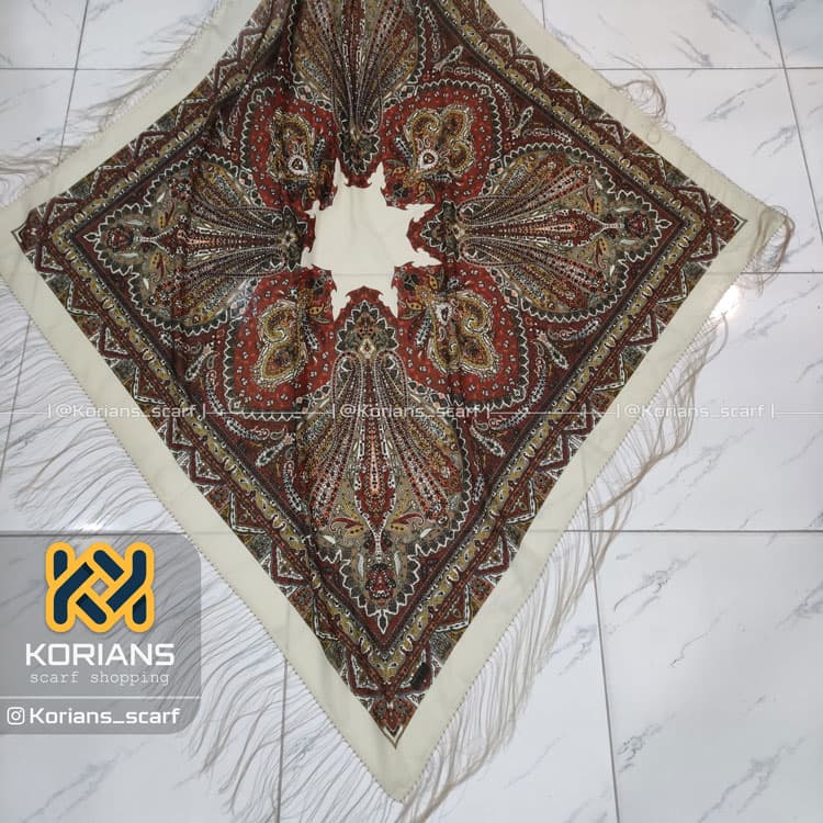 روسری نخی ترک کد Rs19421 — تصویر ۲