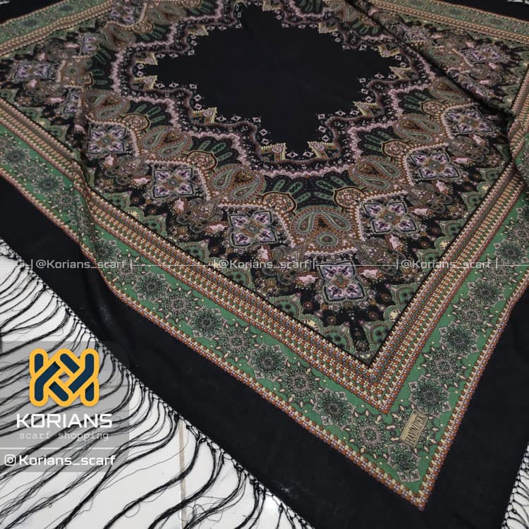 روسری نخی ترک کد Rs19375 — تصویر ۳