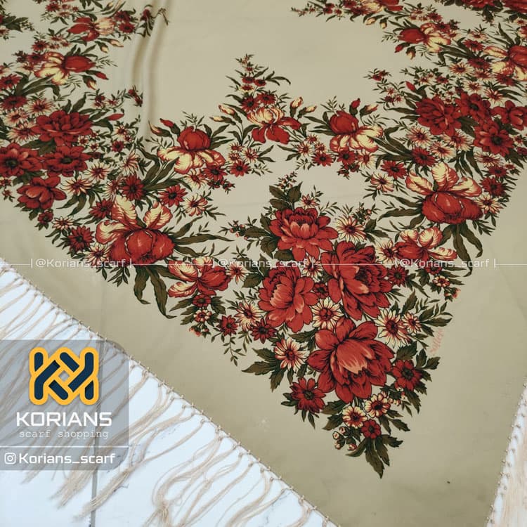 روسری نخی ترک کد Rs19353 — تصویر ۳