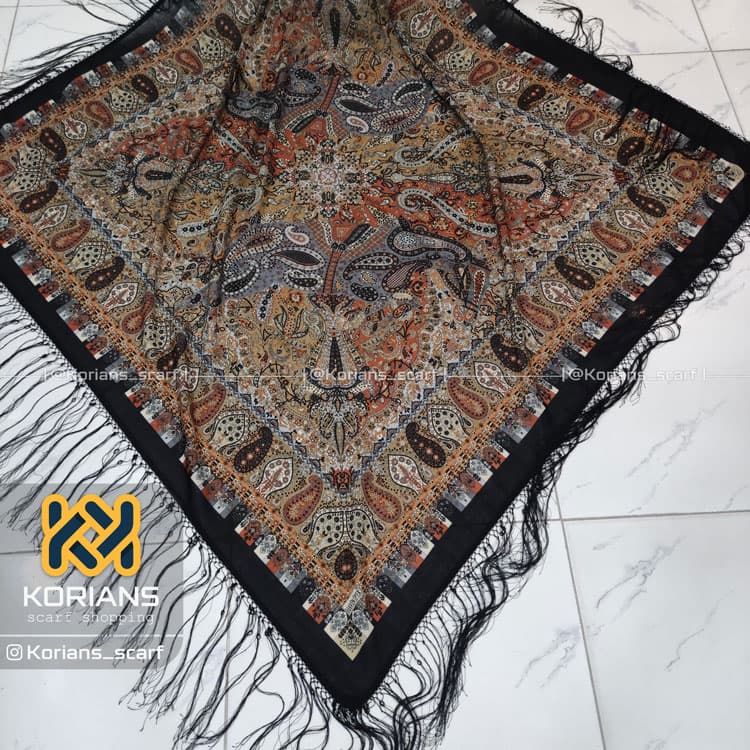 روسری نخی ترک کد Rs19299 — تصویر ۲