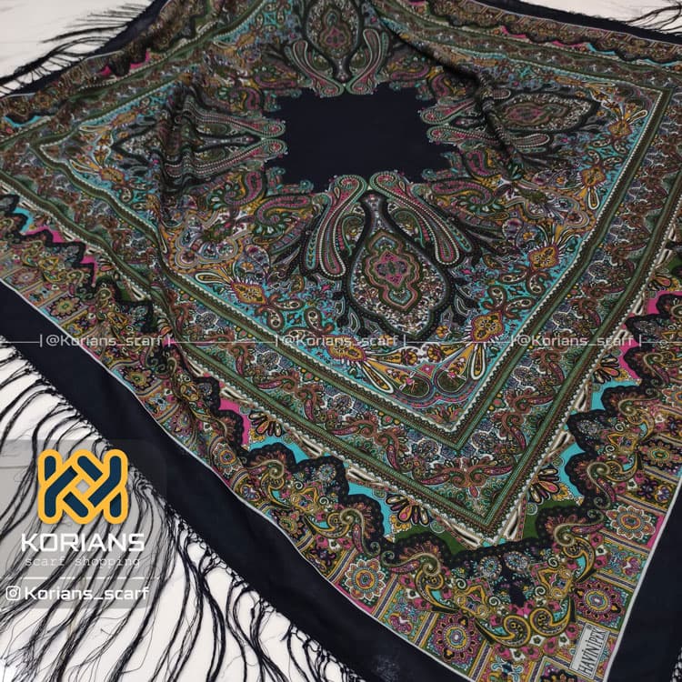 روسری نخی ترک کد Rs19259 — تصویر ۳