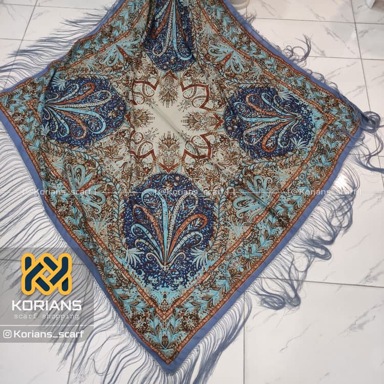 روسری نخی ترک کد Rs19255 — تصویر ۲