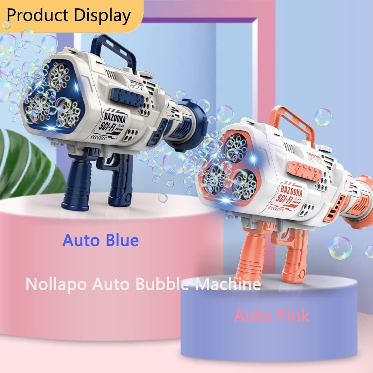 تفنگ حباب ساز Electric Bubble Toys 456-15A — تصویر ۳