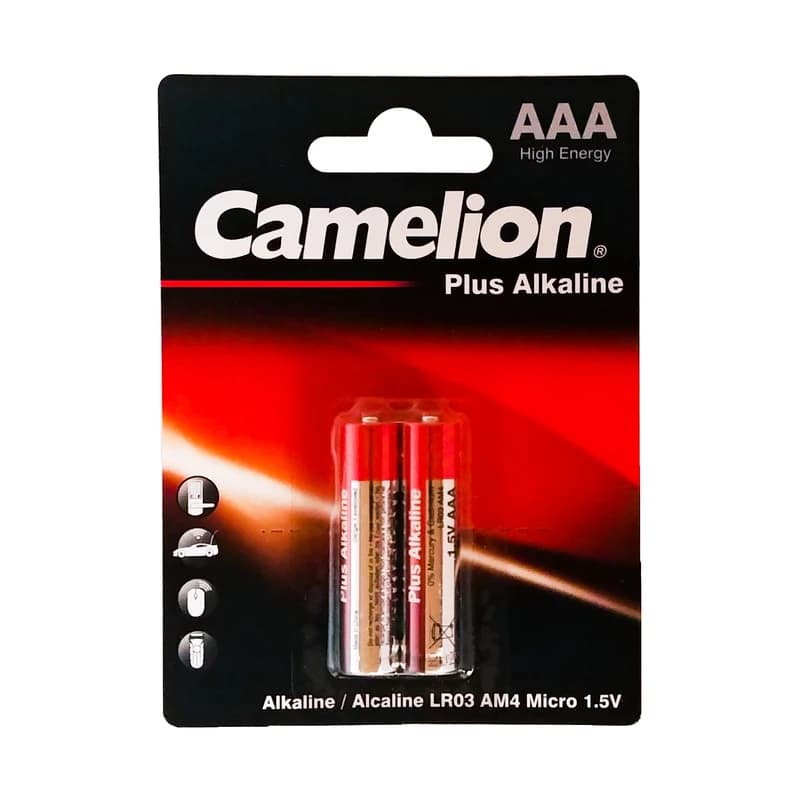 باطری نیم قلم قرمز camelion plus alkaline