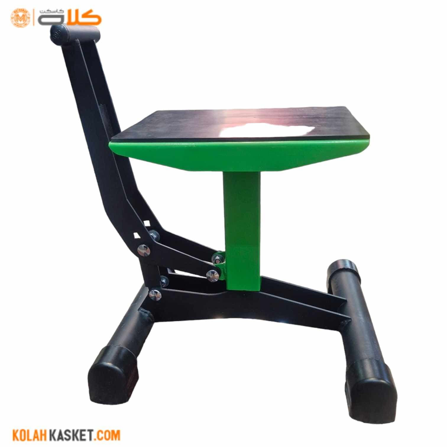 استند موتور سیکلت کراسی CAROPARS | سبز — تصویر ۳