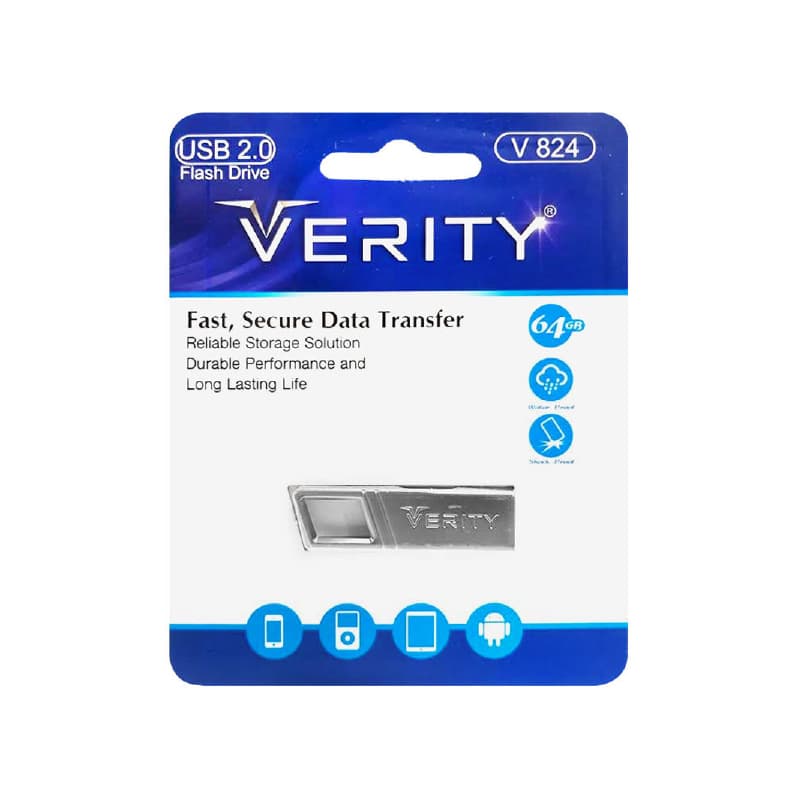 فلش وریتی 64گیگابایت VERITY V824
