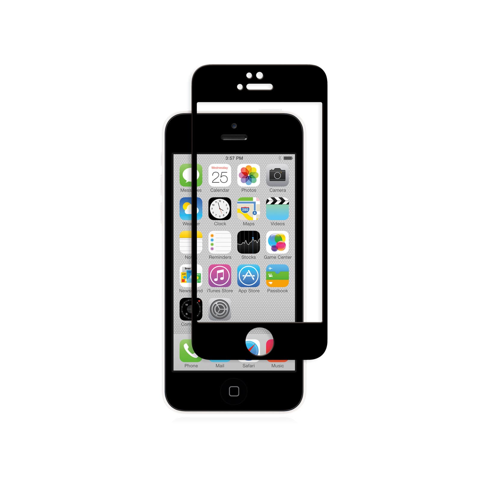 گلس نانو برای iphone 5 فول کاور و تمام چسب