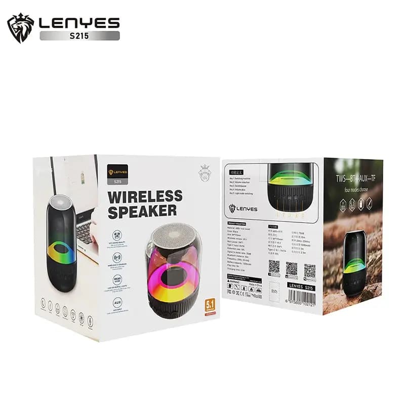 اسپیکر بلوتوثی LENYES S215 — تصویر ۲