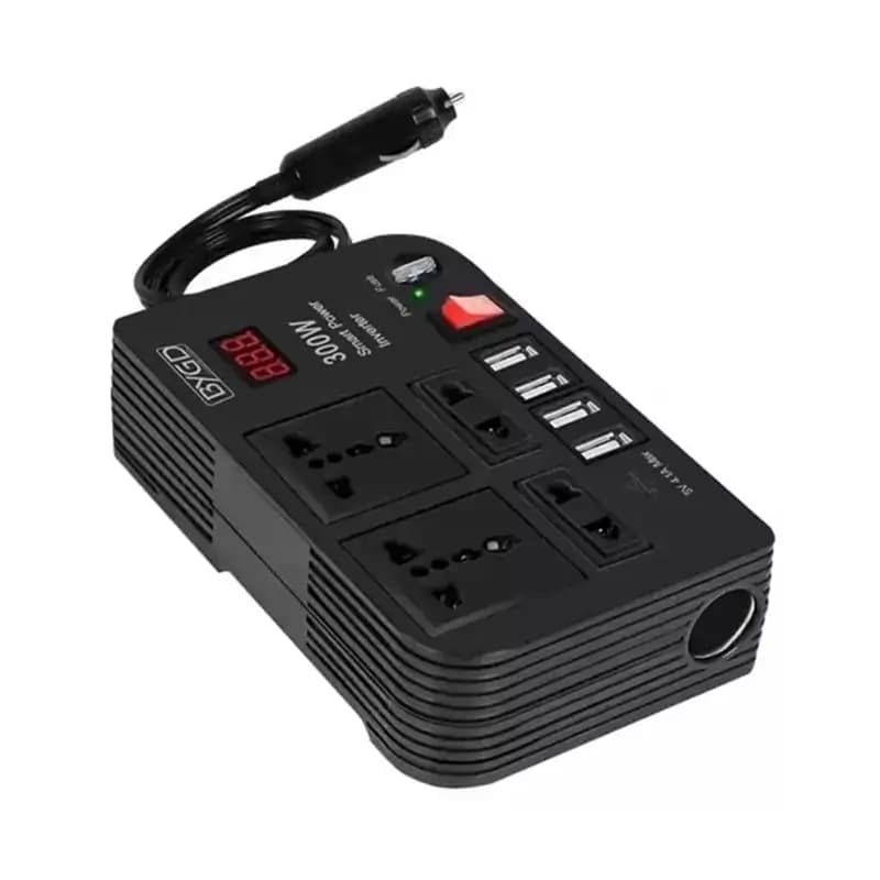 مبدل برق فندکی خودرو BYGD 300W