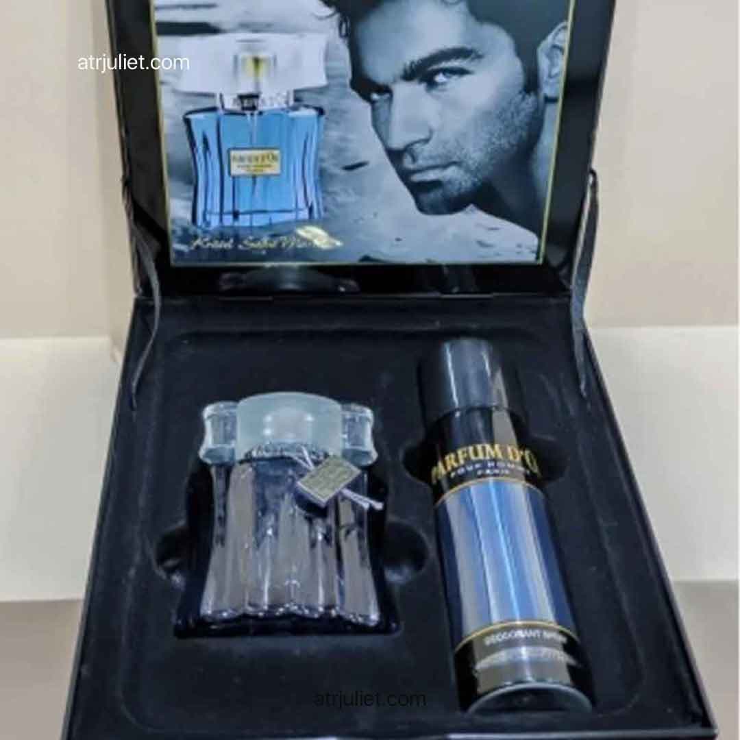 ست عطر ادکلن پرفیوم دیور اصلی و اورجینال کریستال سنت مارتین 100ml + اسپری فلزی KRISTAL SAINT MARTIN PARFUME D’OR