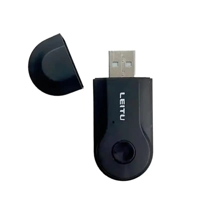 دانگل بلوتوث با کابل AUX LEITU LU-8 — تصویر ۲