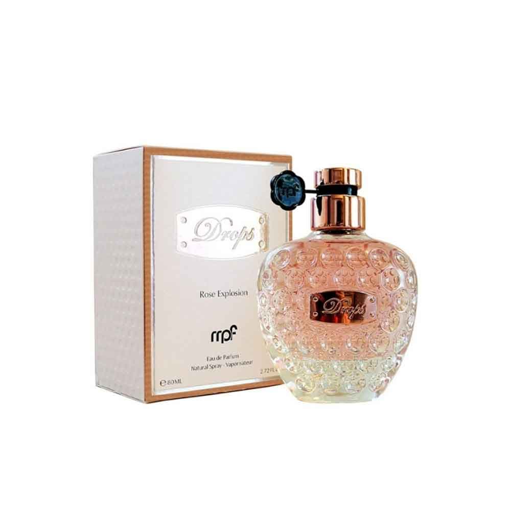 عطر ادکلن دراپس رز اکسپلوژن اصلی و اورجینال ام پی افDROPS ROSE EXPLOSION MPF حجم 80ml — تصویر ۲