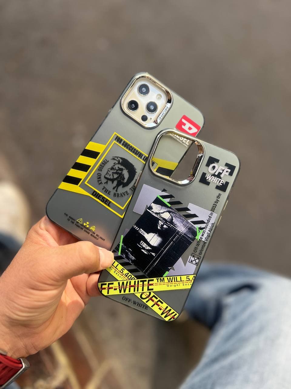 قاب آیفون off white مونالیزا — تصویر ۳