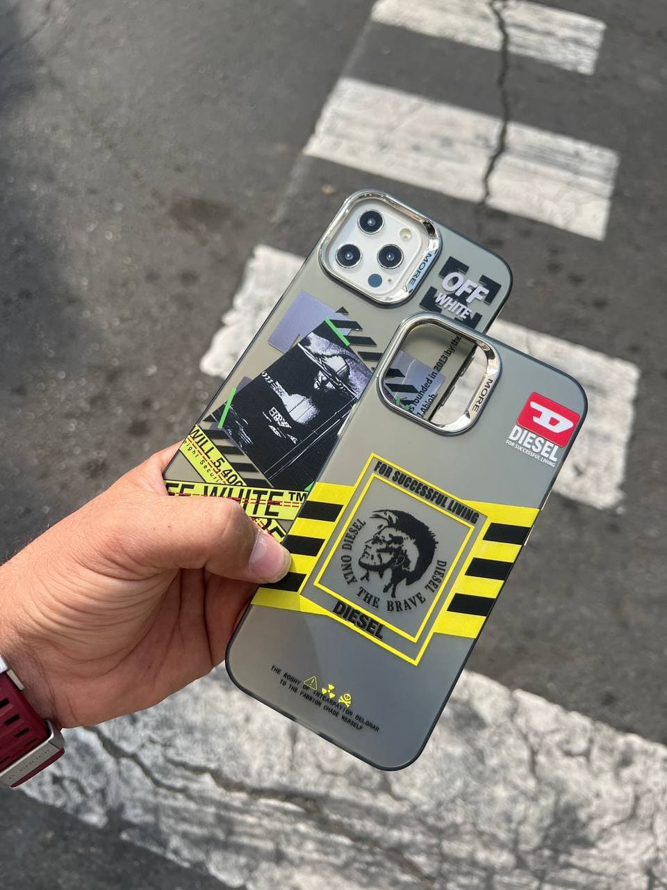 قاب آیفون off white مونالیزا — تصویر ۲
