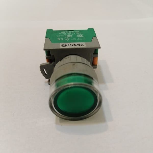 کلید پوش باتن چراغدار سبز Start Push Button LED مارک AUSPICIOUS