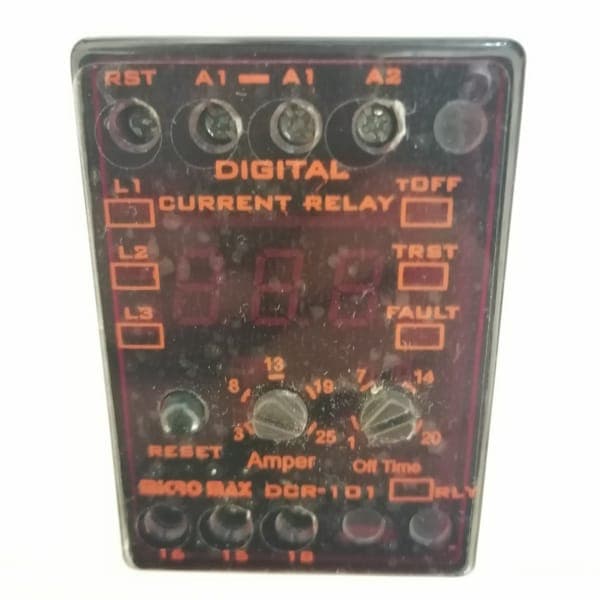 رله اورلود میکرو مکس 3 تا 25 آمپر مدل DCR-101