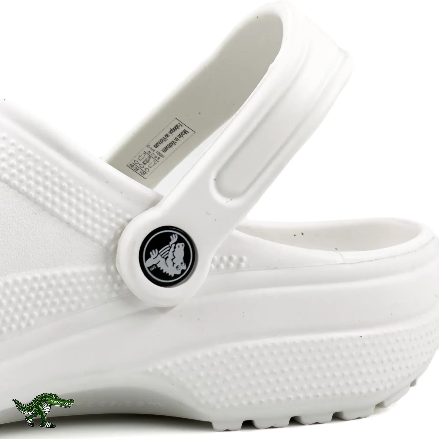 کراکس کلاسیک سفید زنانه | Crocs Classic — تصویر ۶
