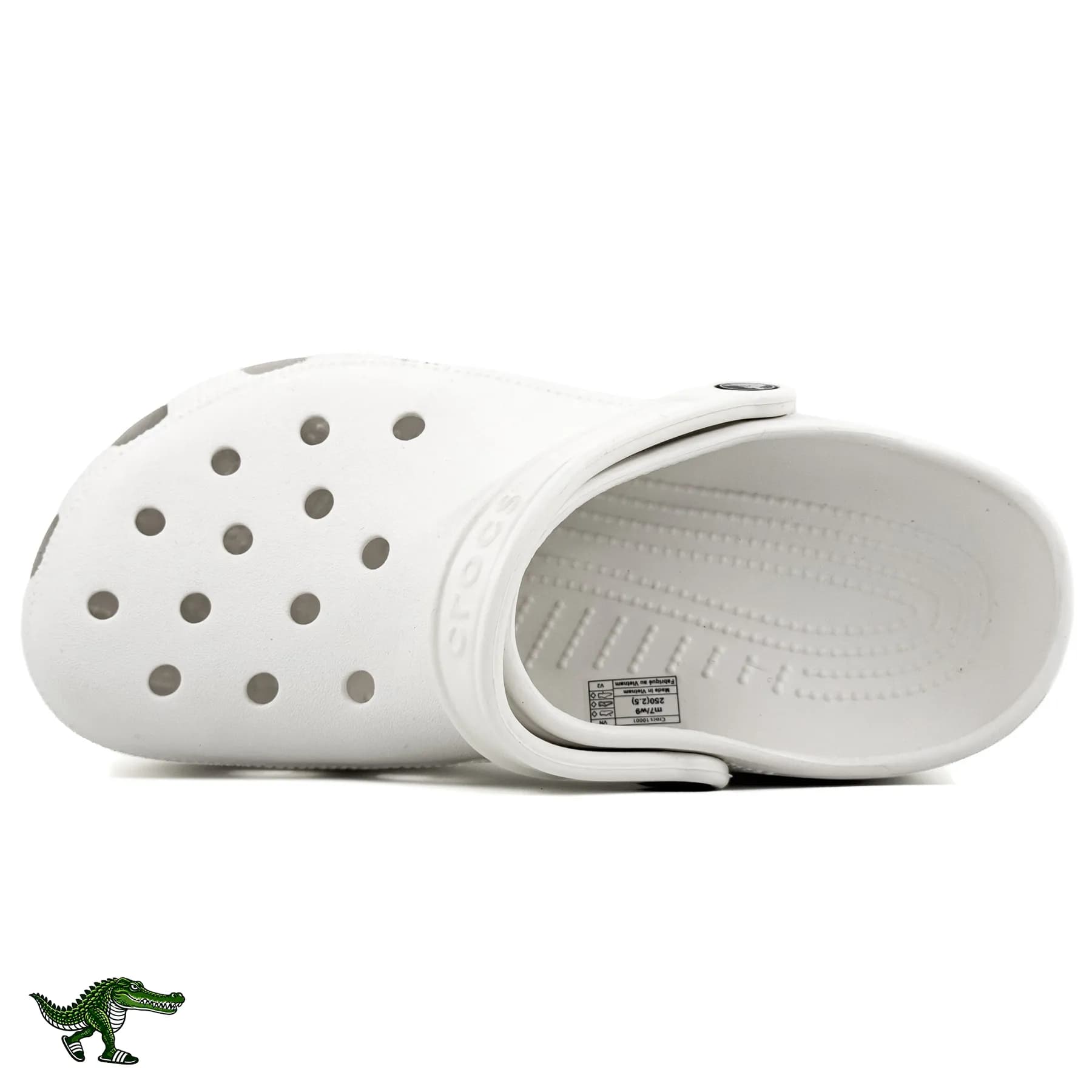 کراکس کلاسیک سفید زنانه | Crocs Classic — تصویر ۳