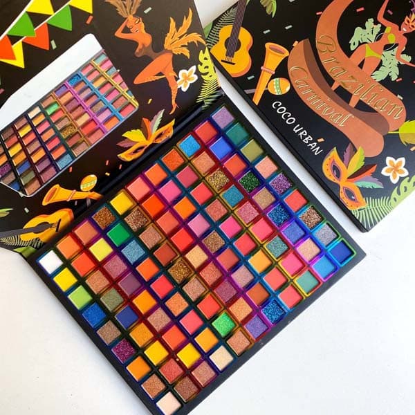 پالت سایه 99 رنگ Coco Urban مدل برزیلی — تصویر ۳