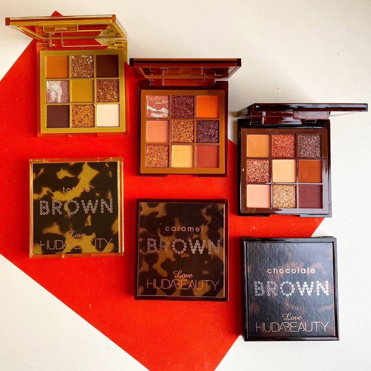 پالت سایه 9 رنگ BROWN هدی بیوتی