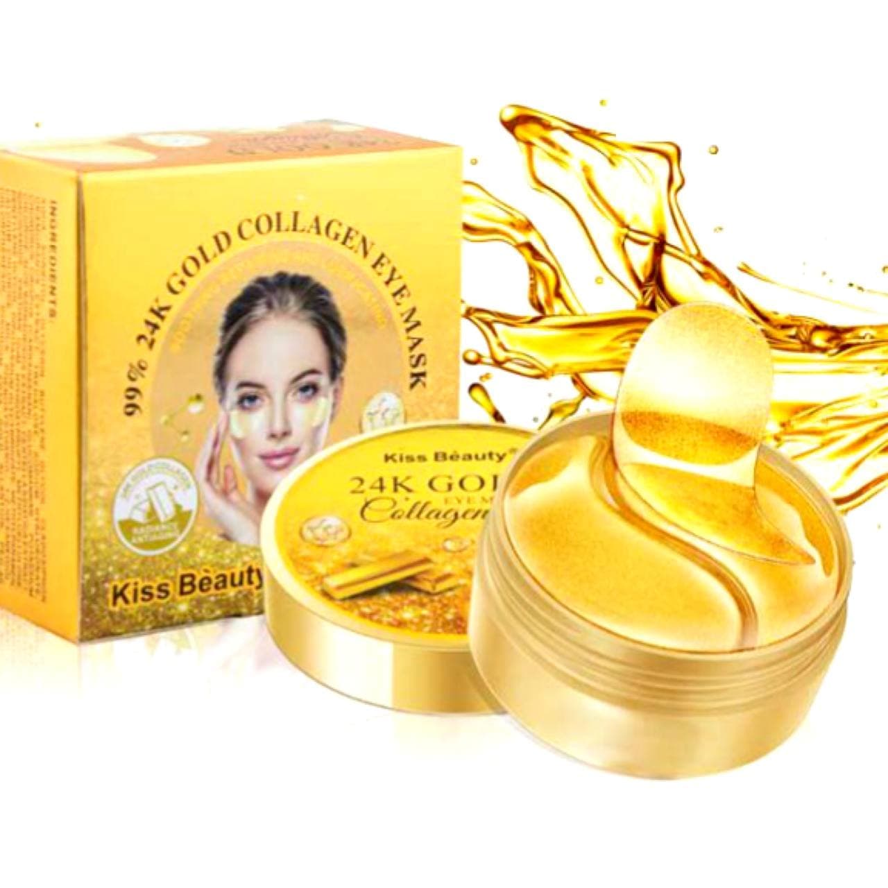 ماسک زیر چشم طلا کیس بیوتی مجموعه 60 عددی