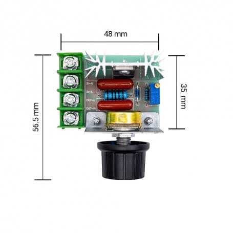 ماژول دیمر AC 2000W 220V — تصویر ۳
