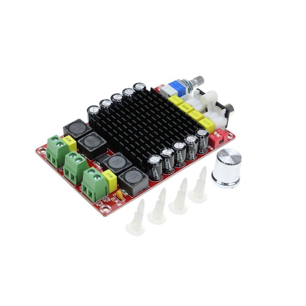 ماژول XH-M510 آمپلی فایر 100 وات استریو کلاس D با تراشه TDA7498 — تصویر ۴