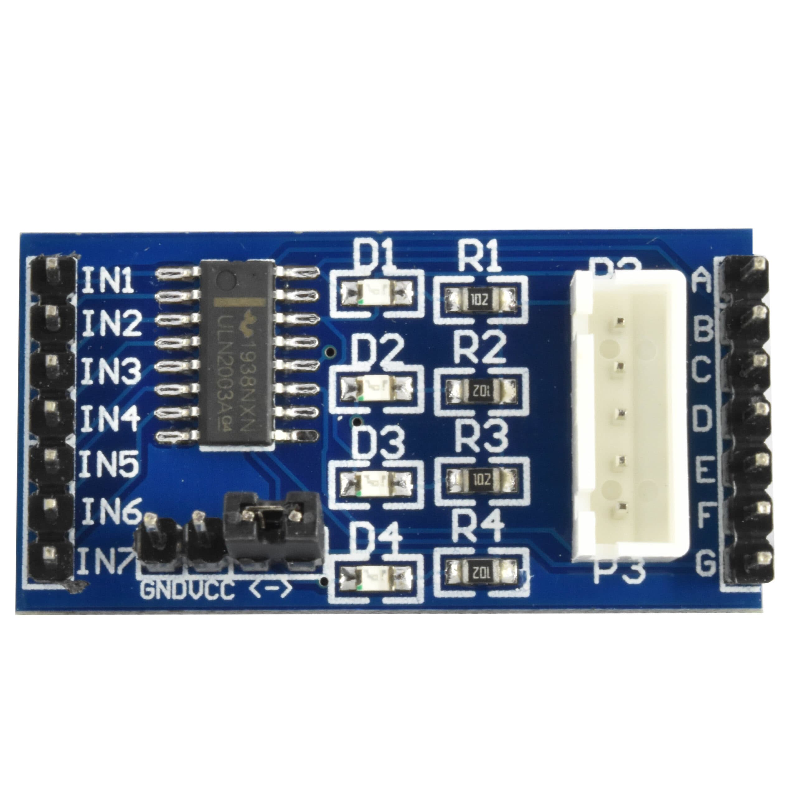 ماژول درایور استپر موتور ULN2003 با تراشه SMD‏ — تصویر ۲