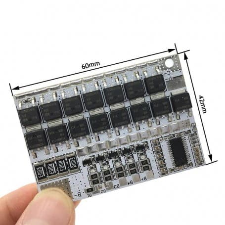 ماژول شارژر باتری لیتیوم 2S/3S/4S به همراه محافظ 100A — تصویر ۵