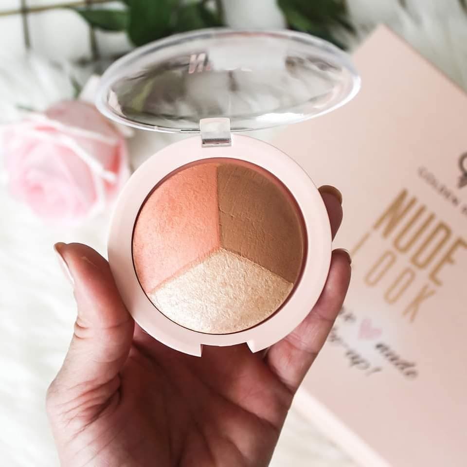 پالت صورت سه رنگ Nude Look گلدن رز — تصویر ۳