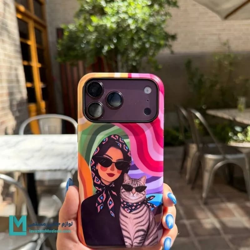 گارد گوشی فانتزی Woman & Cat کد C3992 | لوازم جانبی مسلمی
