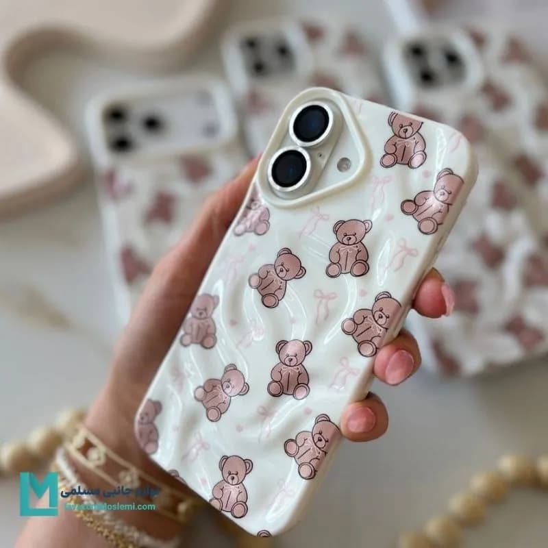 قاب گوشی فانتزی موج خرس تدی کد C3991 | لوازم جانبی مسلمی — تصویر ۳