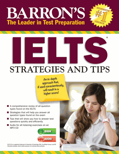 کتاب Barron’s the Leader in Test Preparation IELTS Strategies and Tips 4th