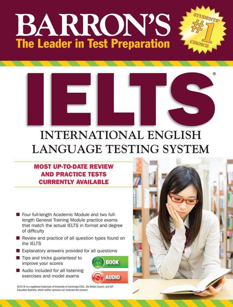 کتاب Barron’s the Leader in Test Preparation IELTS 4th