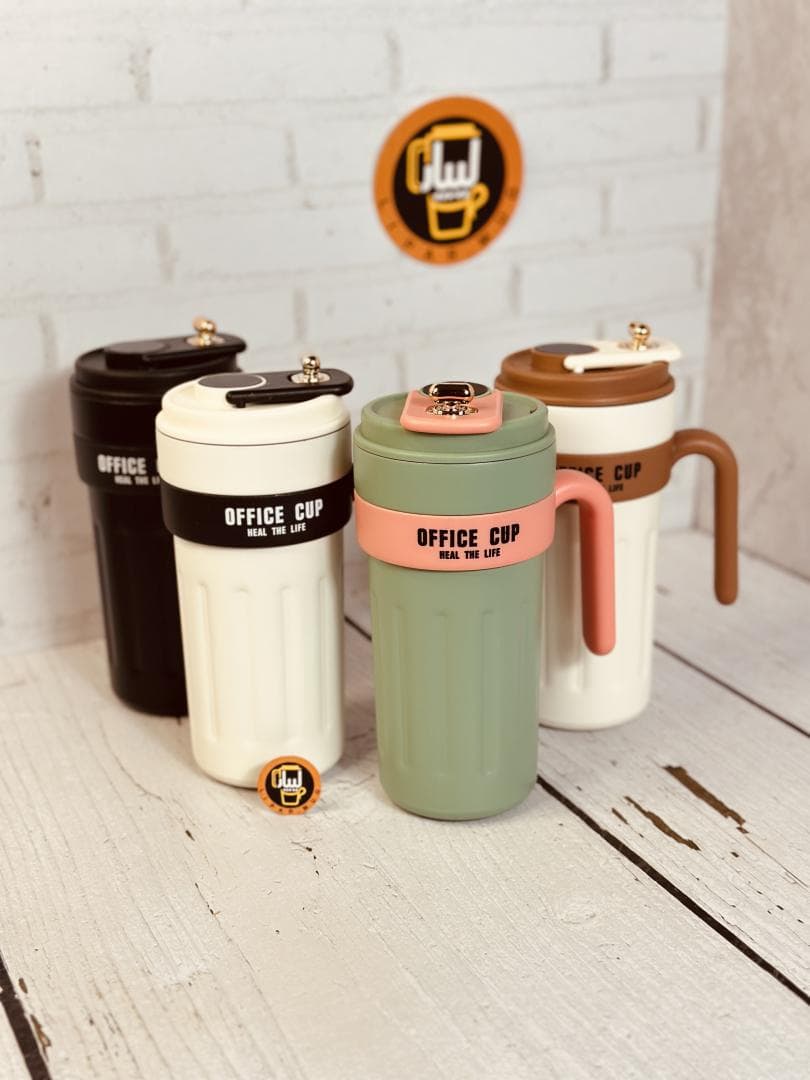 تراول ماگ دسته دار OFFICE CUP کد 6551