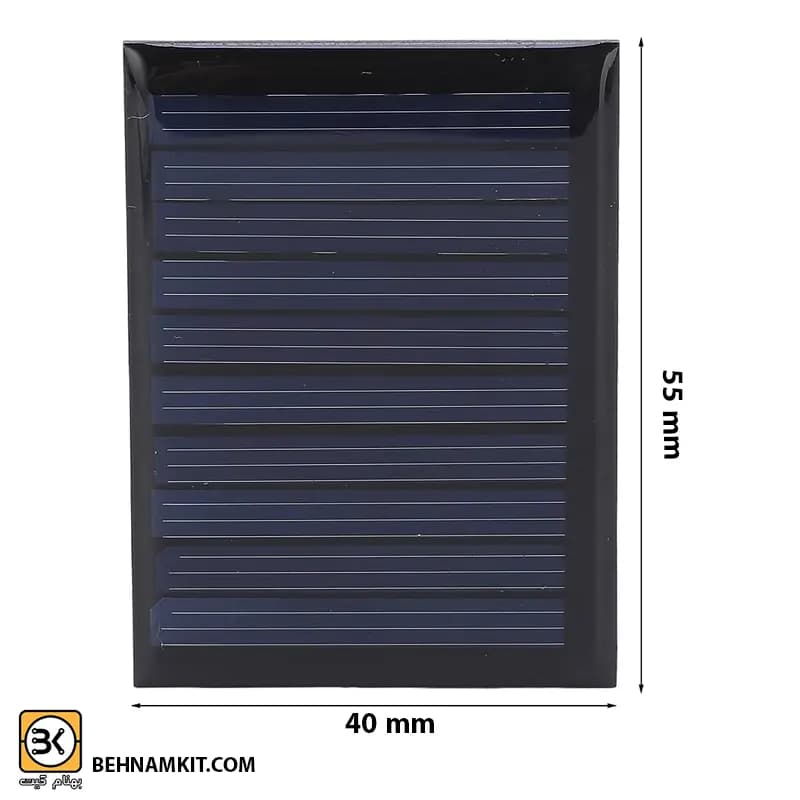 سولار / سلول خورشیدی Solar (5.5 x 5.5 Cm) 3.5V 110mA 0.385W