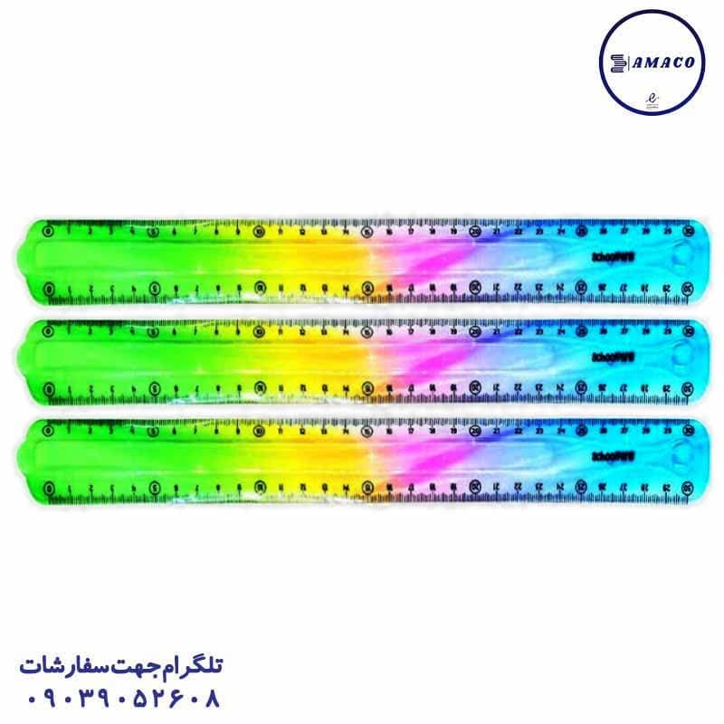 اسکول فنز – خط کش 30 سانت ژله ای کهکشانی 92693*