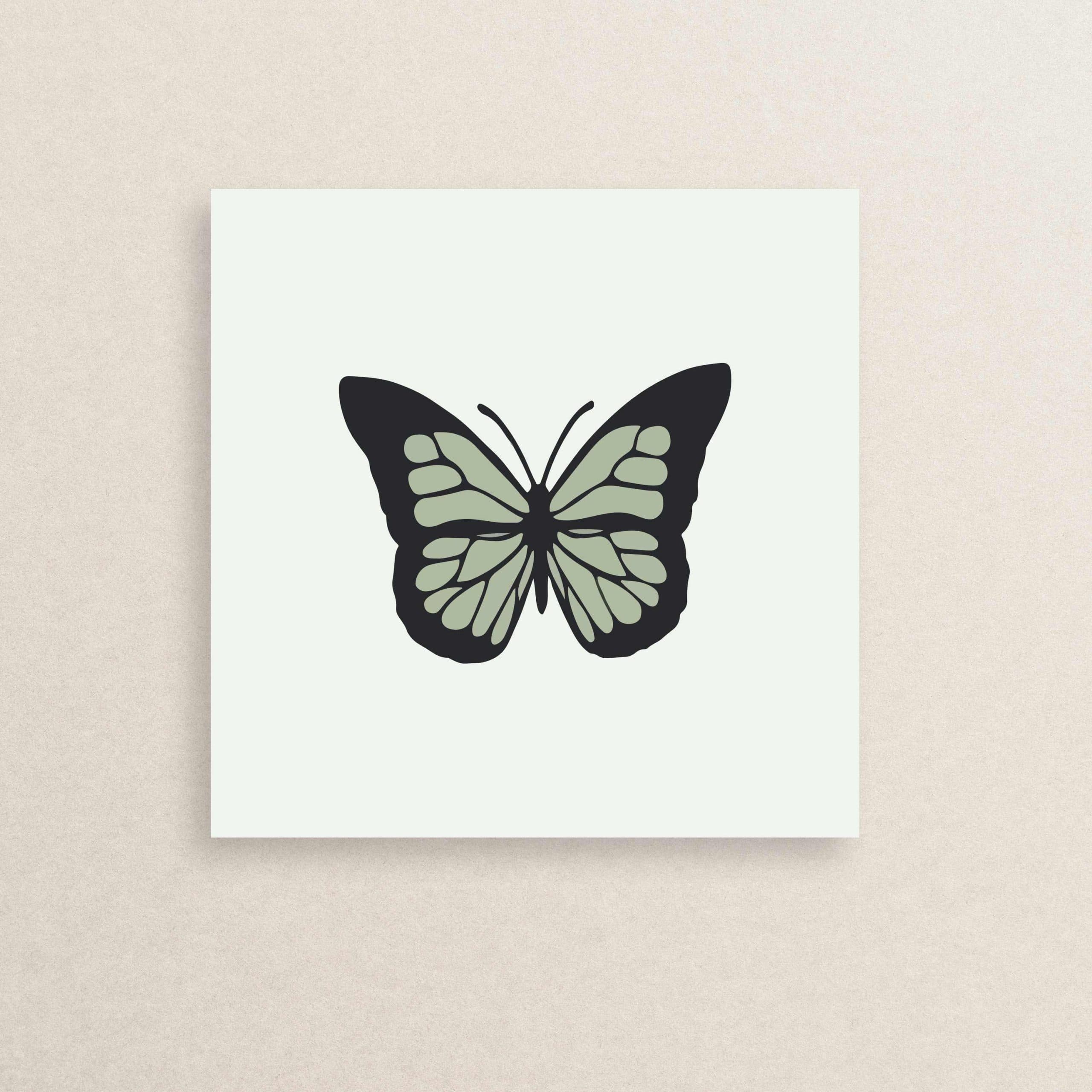 استیکر طبیعت پروانه 07 | The Butterfly Nature sticker 07