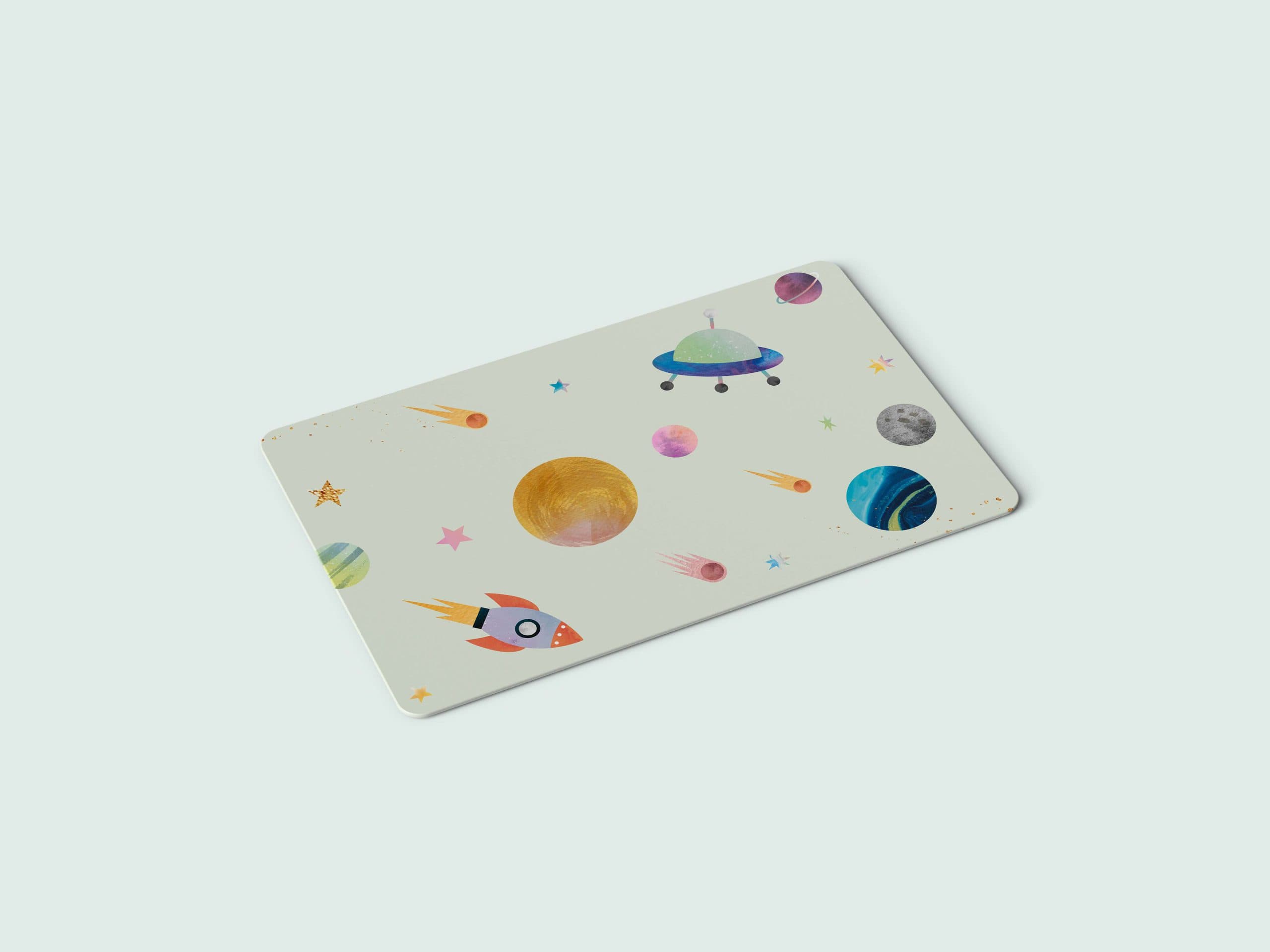 استیکر کارت بانکی | عابر بانک مدل فضایی 53 | Space card sticker 53 — تصویر ۲