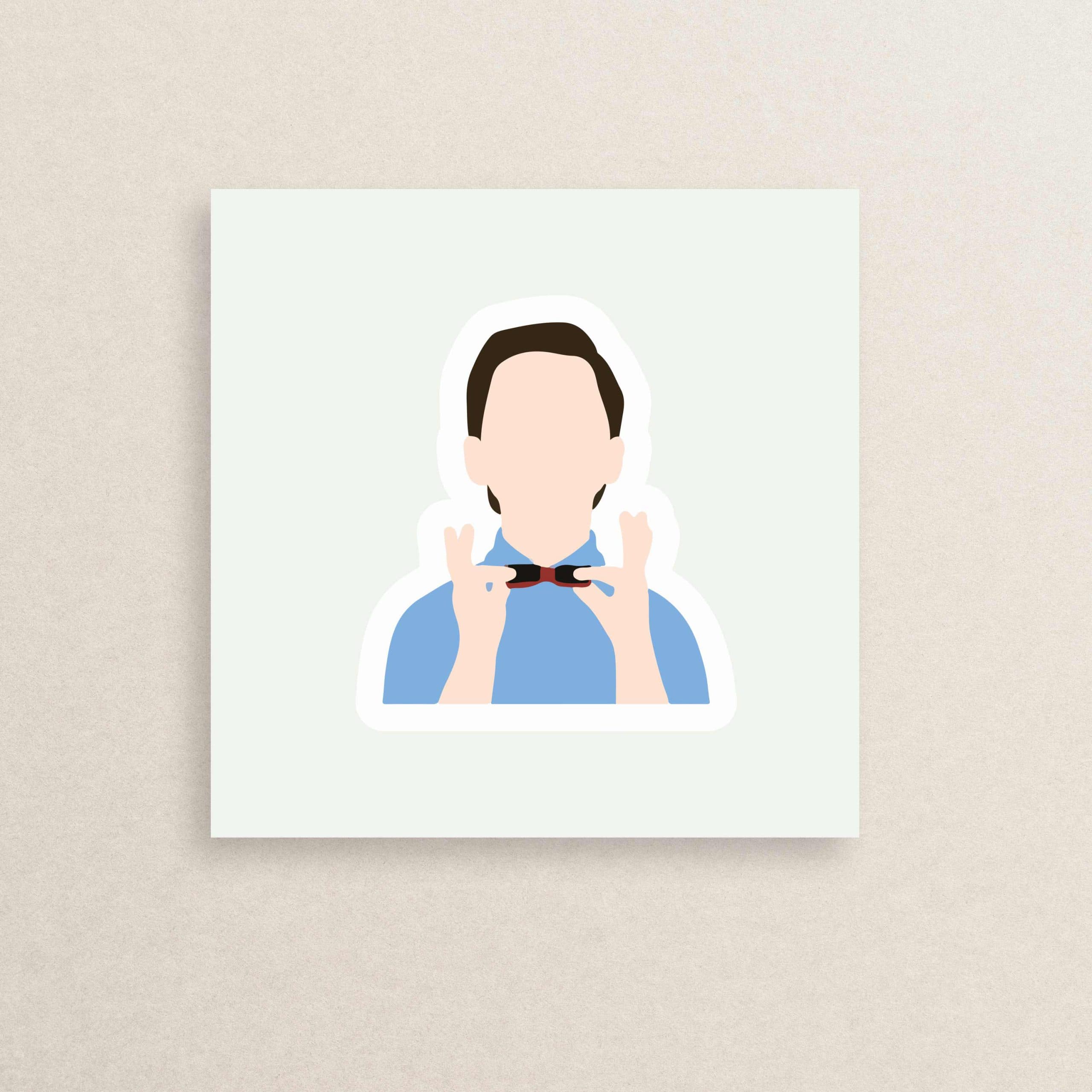 استیکر سریال تئوری بیگ بنگ 01 | Big bang theory sticker 01