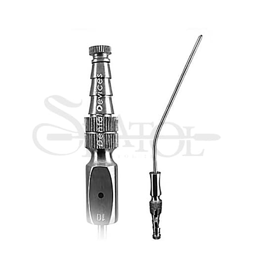 سرساکشن فلزی جراحی شماره12 Metal Surgical Aspirator Tipsدنتال دیوایس Dental Devices
